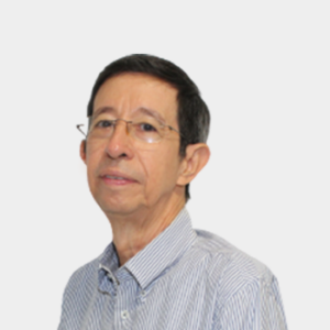 Professor Hugo Hernando Andrade Sosa of the School of Systems Engineering and Computer Science, UIS, is presented to the general public and the educational community. The photo was taken in close-up, with a white background, and the professor is positioned in the center.