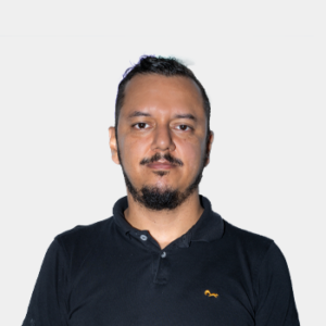 Front photograph of Professor Edinson Fabián Adarme López