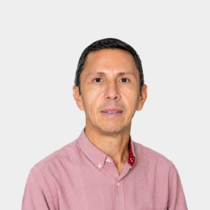 Fotografía frontal del profesor Rodolfo Villamizar Mejía